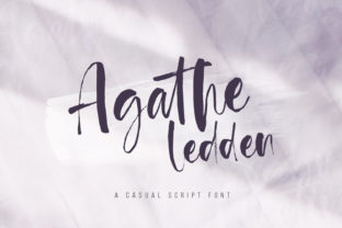 Agathe Ledden Font: A Charming Script for Digital Branding