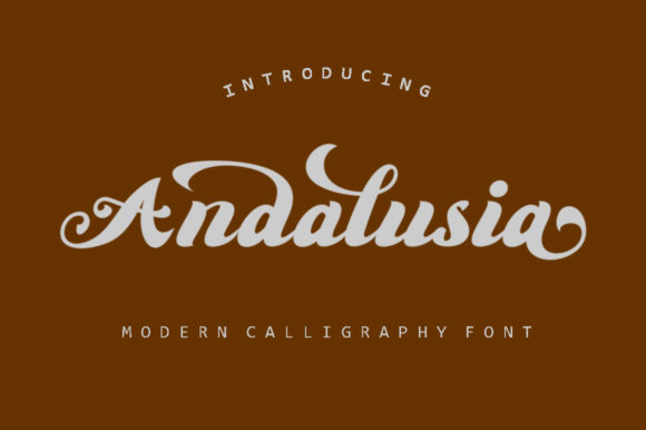 Anadalusia Font for Retro-Inspired Business Branding