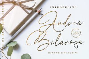 Andrea Belarosa: A Handwritten Script Font for Authentic Editorial Design
