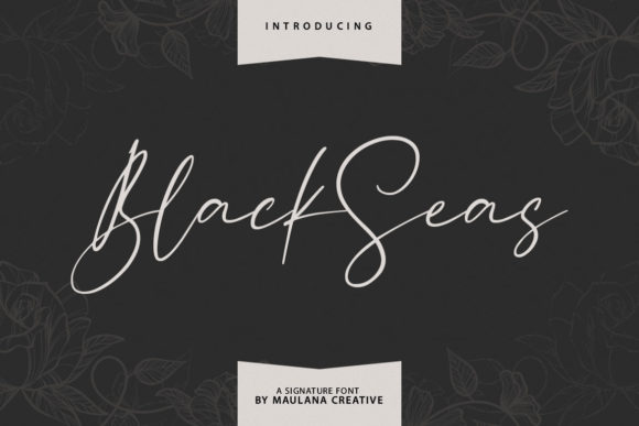 Blackseas Font: Modern Script for Authentic Branding and Marketing