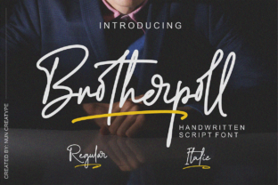 Brotherpoll Font: A Light and Charming Script for Creative Campaigns