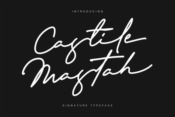 Castile Mastah Font: A Handwritten Script for Editorial Elegance