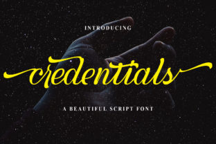 Credentials Font: A Playful Script for Creative Branding