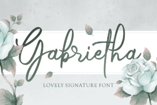 Enhance Your Web Design with the Gabrietha Script Font