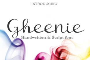 Gheenie Script Font for Small Business Branding