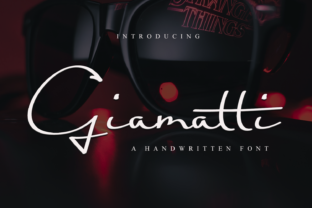 Giamatti Script Font for Creative Designers