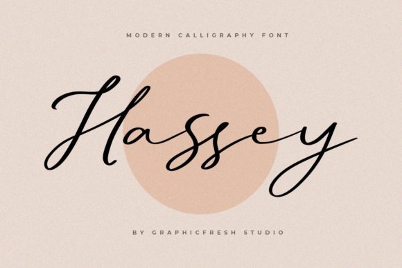 Hassey Font: A Sweet Script for Editorial Elegance