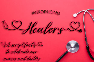 Healers Font: A Script Typeface for Heartfelt Editorial Design