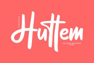 Huttem: A Modern Script Font for Bold Branding
