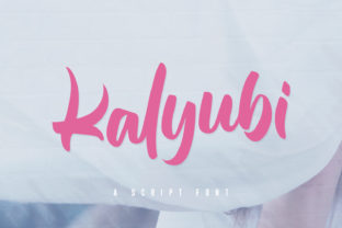 Kalyubi: A Lighthearted Script Font for Editorial Design