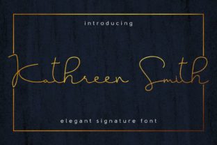 Kathreen Smith Font Adds Charm to Your Brand