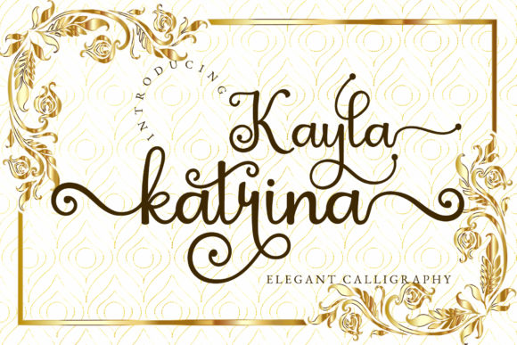 Kayla Katrina Font for Elegant and Modern Branding