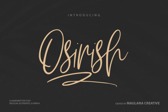 Osirish Font Review for Campaign Designers