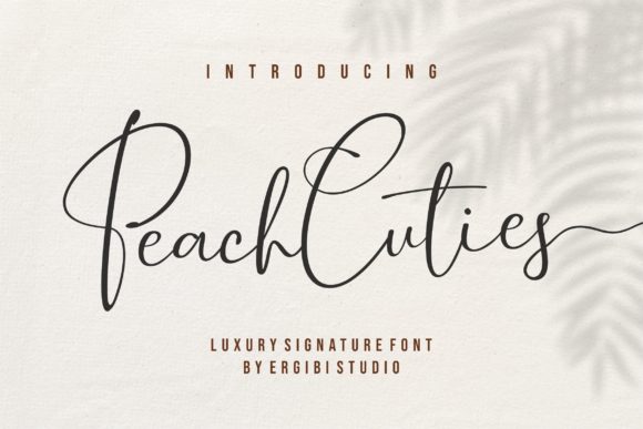 Peach Cuties Font for Creative Branding and Crafting Projects