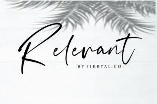 Relevant Font: A Modern Script for Digital Design
