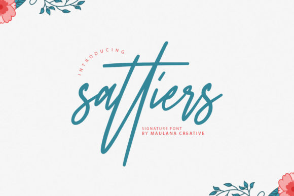Sattiers Signature: A Handcrafted Font for Editorial Design
