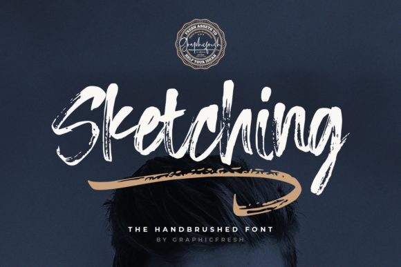 Sketching Font: A Handcrafted Script for Creative Designs