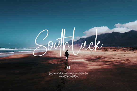 Southlack Font: A Script Typeface That Elevates Branding