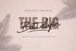 The Big Battalyon Font: A Script Typeface for Authentic Design