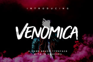 Venomica Font Review: A Bold Script for Creative Projects