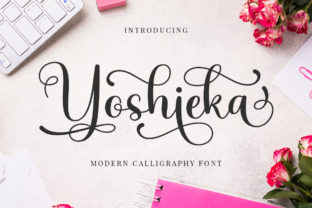 Yoshieka: A Sweet Script Font for Editorial Design