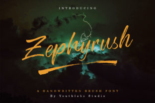 Zephyrush Script Font for Bold Branding and Beautiful Design