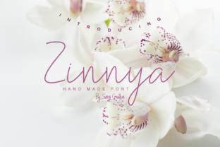 Zinnya Font for Handmade and Commercial Projects